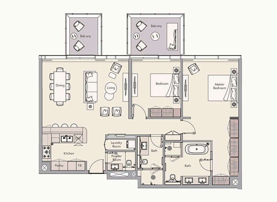 Ellington Beach House Apartments for Sale in Dubai Everhomes