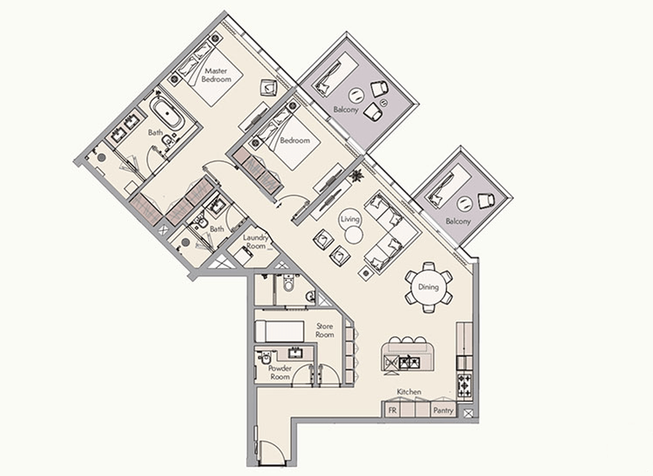 Ellington Beach House Apartments for Sale in Dubai Everhomes