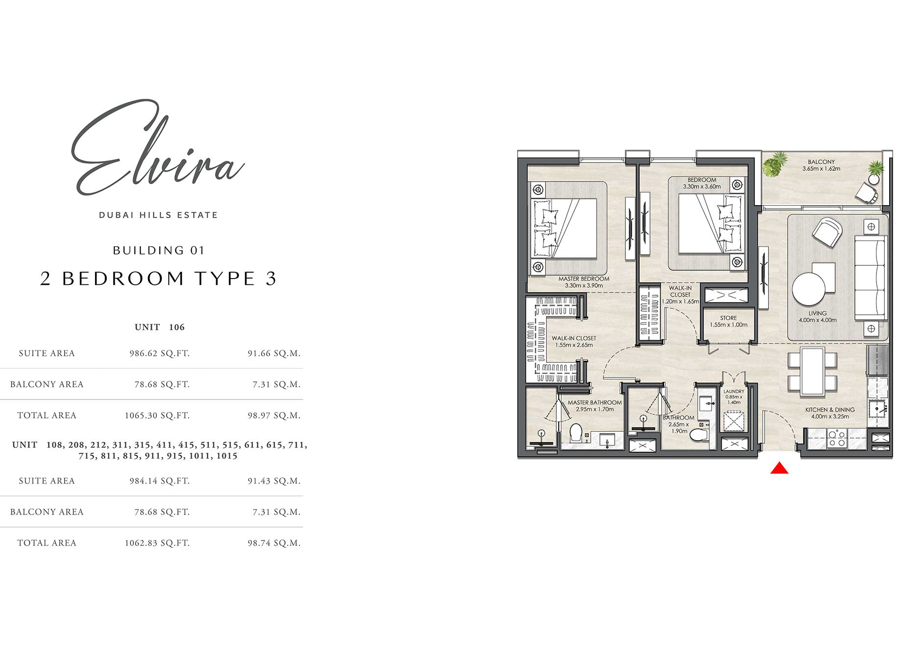 Elvira Apartments for Sale in Dubai Everhomes