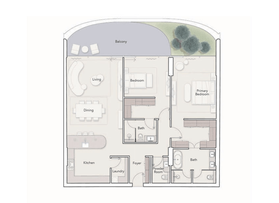 View of Ocean House: Apartments for Sale in Dubai – Everhomes