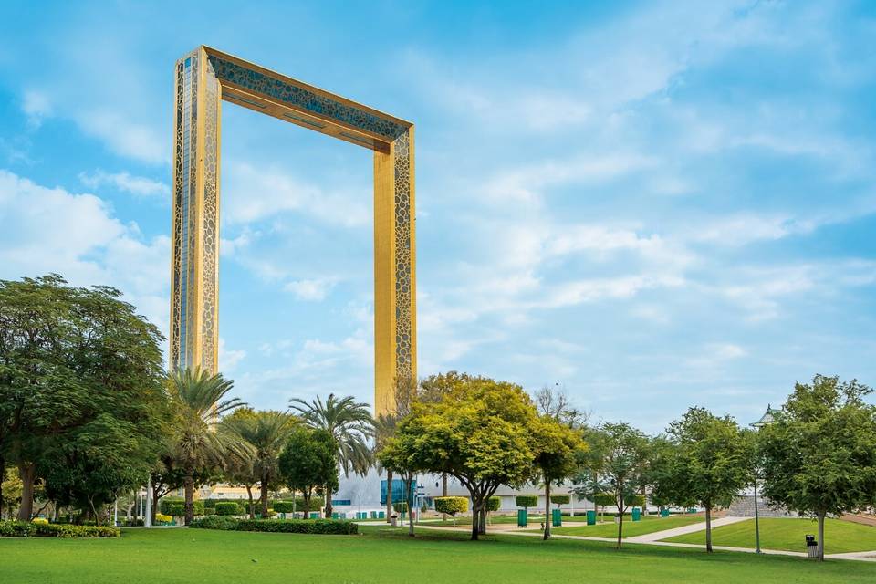 Across the street from one of Dubai's best parks