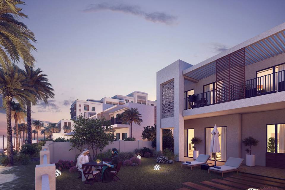 Villas with private gardens and terraces