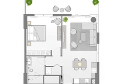 1 bedroom