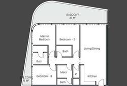 3 Bedrooms