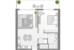 1 bedroom