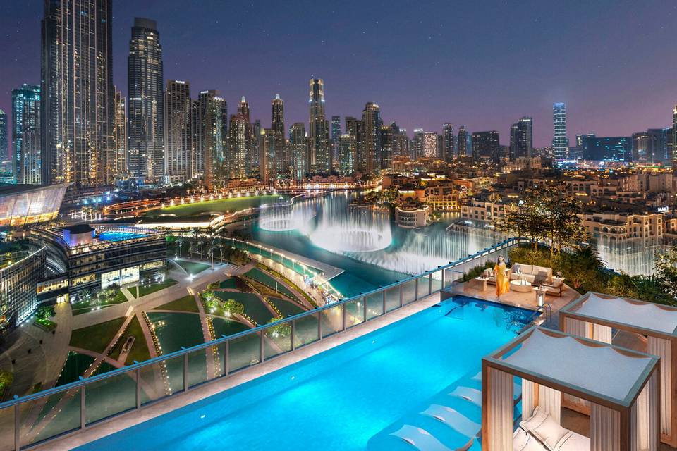 Rooftop pool and bar with unrivaled views