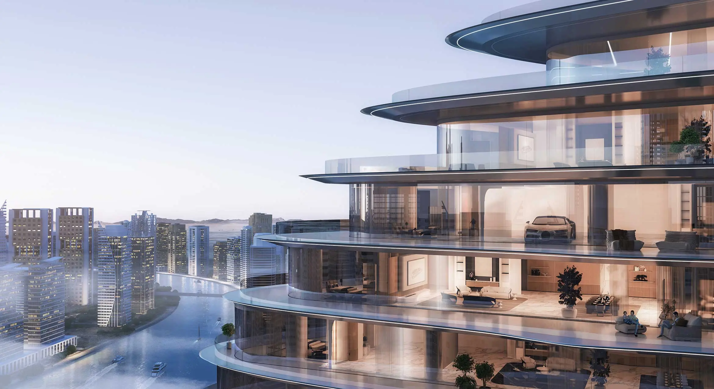 Bugatti Residences Penthouses In Business Bay, Dubai By Binghatti ...