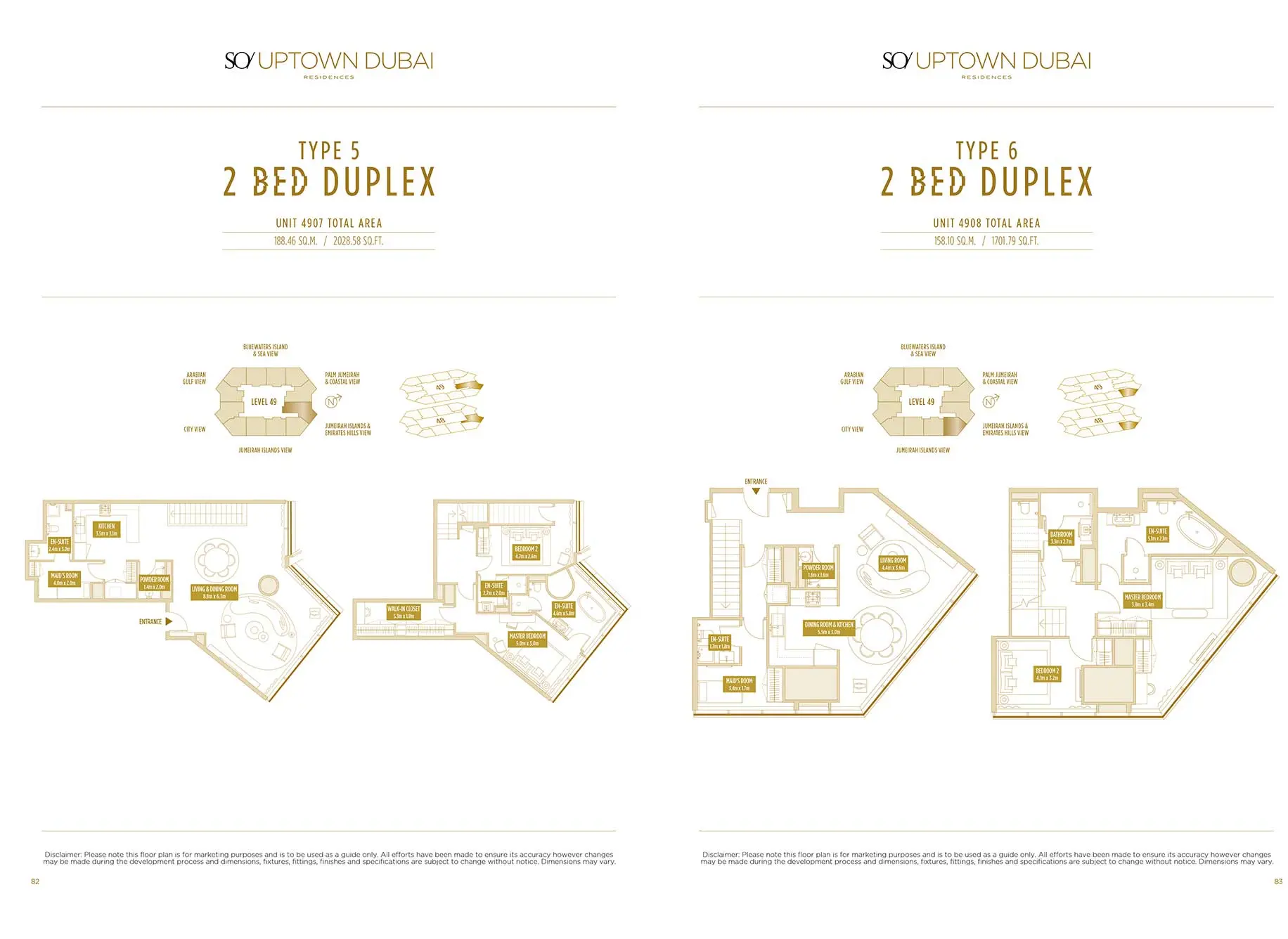 2 bed duplex