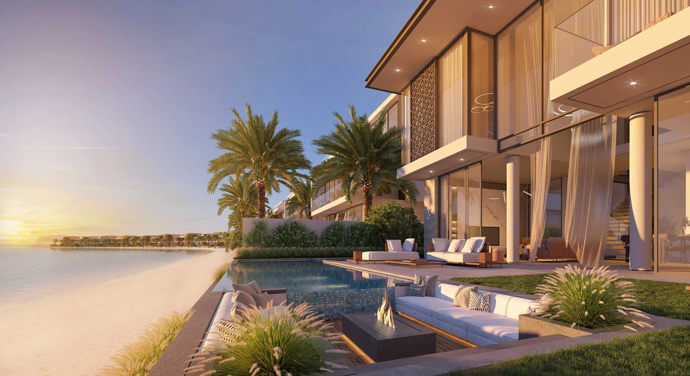 Signature Villas Palm Jumeirah собственный пляж Дубай