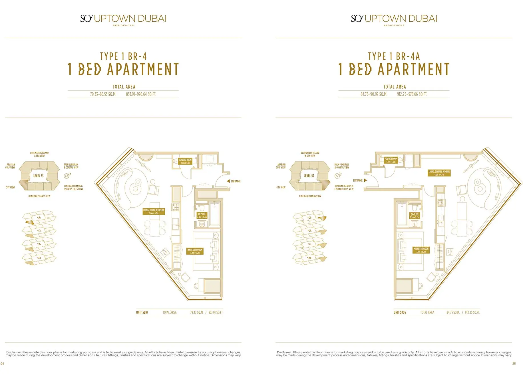 1 bed apartment