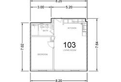 1 bedroom